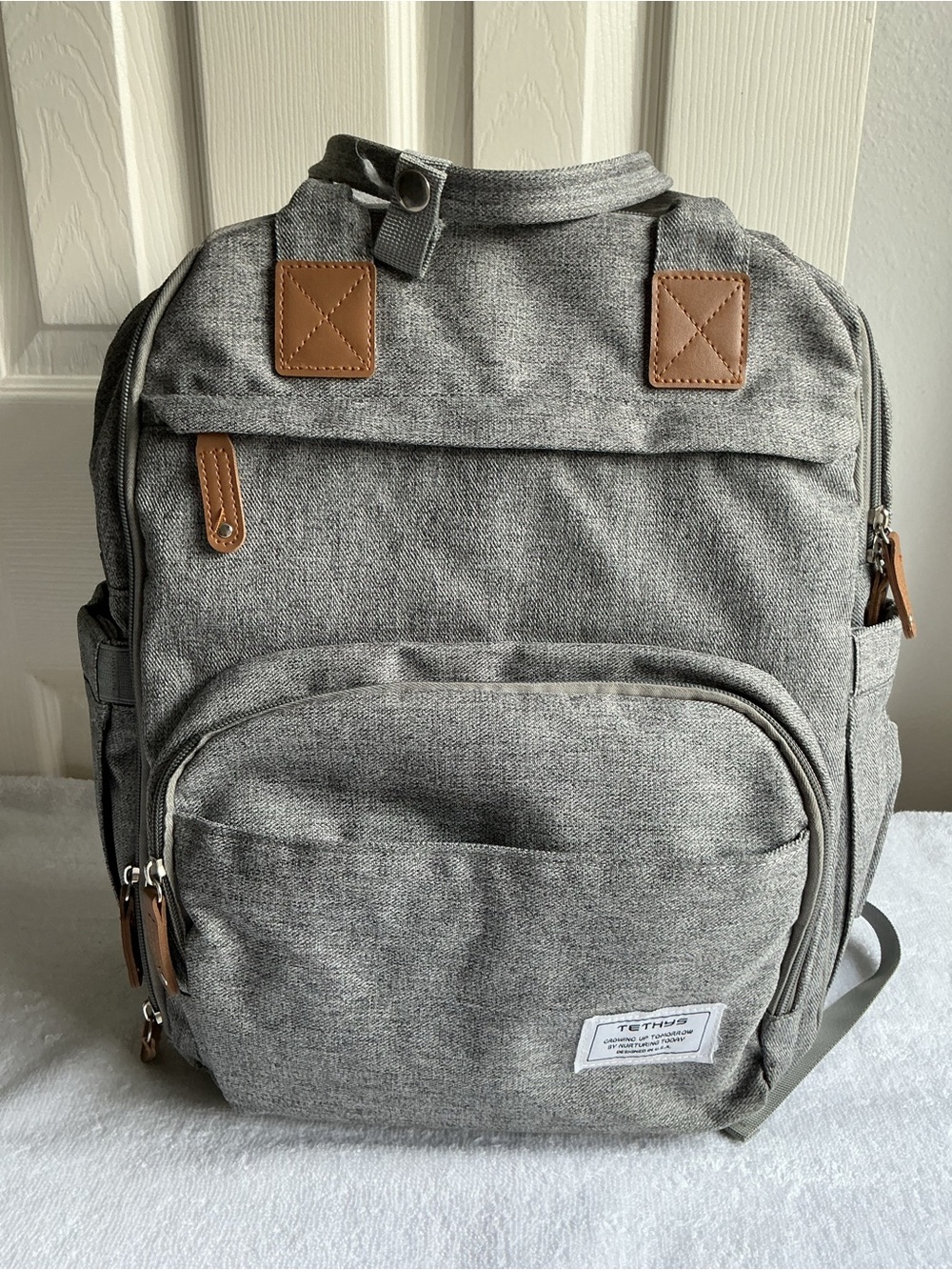 TETHYS Diaper Bag Backpack Multifunction Waterproof Travel Back Pack Maternity